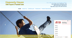 Desktop Screenshot of heavenlyhavencdc.com